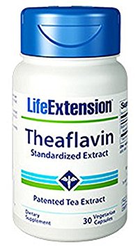 Life Extension Theaflavin Stardardized Extract 350mg Vegetarian Capsules, 30-Count