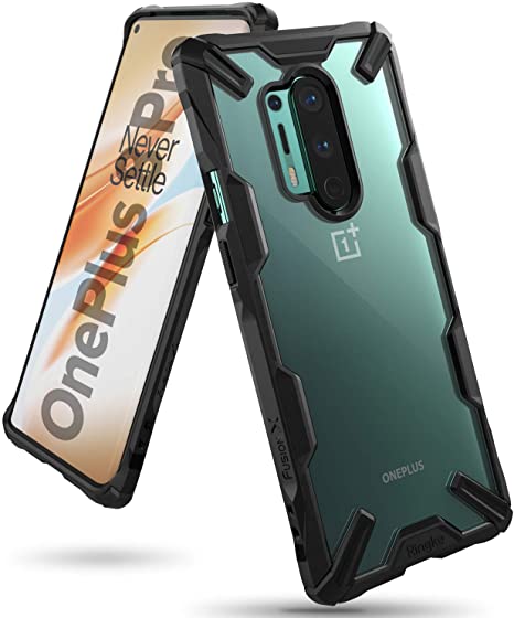 Ringke Fusion X Case Designed for OnePlus 8 Pro - Black