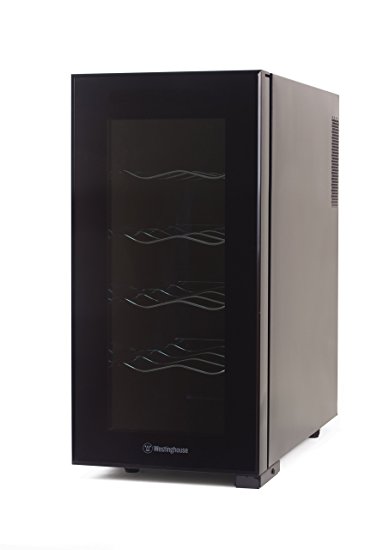 Westinghouse WWT100MB Thermal Electric 10 Bottle Wine Cellar, Black
