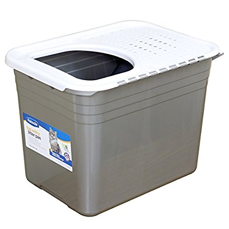 Petmate Top Entry Litter Pan, One Size