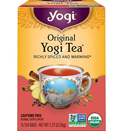 Yogi Tea - Original Yogi Tea (4 Pack) - Richly Spiced and Warming - 64 Tea Bags