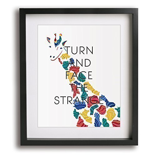 Changes | David Bowie inspired song lyric art print - inspirational wall decor gifts