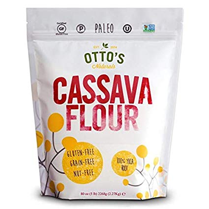 Otto's Naturals - 100% Natural Cassava Flour - 5 lb Bag (1 Pack)