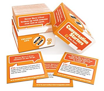 Never Have I Ever Card Game For College Reunions, Sororities, Fraternities, Bachelor And Bachelorette Parties, Adult Parties, Or Road Trips (Conversation Starters)