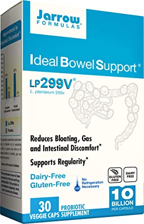 Jarrow Formulas Ideal Bowel Support 299V, 10 Billion, 30 Vcaps, 200 g