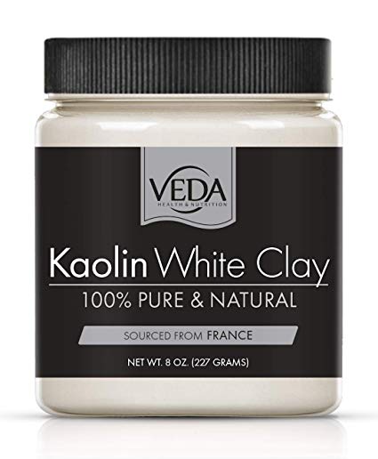 NEW! VEDA Kaolin White Clay | 100% Pure | From Natural French Clay Deposits | 8 oz. (227 grams)