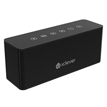 iClever Slambox BigSound Bluetooth Speakers with Stereo Music, 14 Hours Playtime, Built-in Microphone, Wireless Speakers for Party, Beach, Outdoors and More