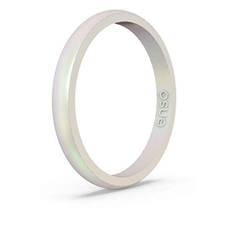Enso Rings Halo Legend Silicone Ring | Made in The USA | Lifetime Quality Guarantee | an Ultra Comfortable, Breathable, and Safe Silicone Ring