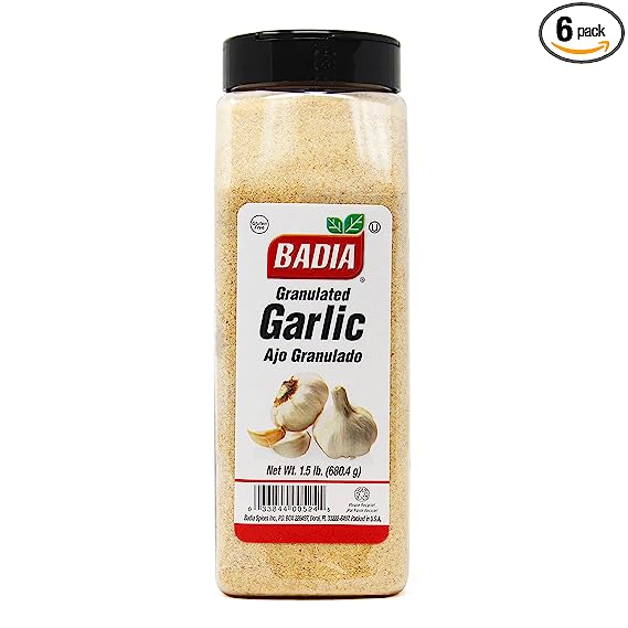 Badia Granulated Garlic, 1.5-pounds (Pack of 6)