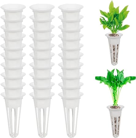 50PCS Grow Baskets Fit AeroGarden Replacement Grow Basket Plant Pod for Grow Sponges Basket Compatible with Hydroponic Growing SystemPlant Growing Containers for Hydroponic, 50 Pack