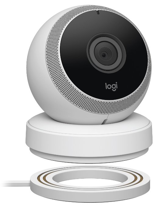 Logitech Circle Wireless HD Video Security Camera with 2-way talk (White)