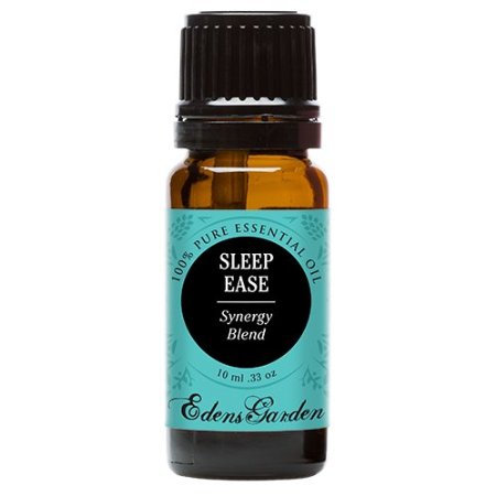 Sleep Ease Synergy Blend Essential Oil by Edens Garden- 10 ml Camphor Chamomile Coriander Geranium Jasmine Lavender Lemon Rose Rosewood Palmarosa and Ylang Ylang