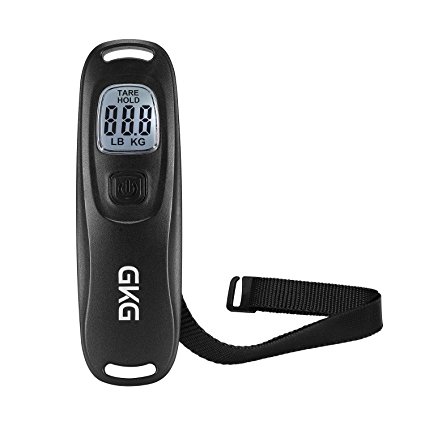 Digital Hanging Luggage Scale GKG 110 Pounds Travel Scales with Tare Function