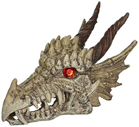 Penn-Plax RR1207 Dragon Skull Gazer Ornament