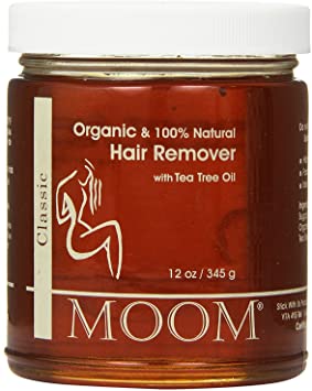 Moom Certified Organic Hair Remover with tea Tree Refill Jar 12 oz