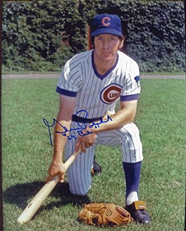 Glenn Beckert (Chicago Cubs) Autographed/ Original Signed 8x10 Color Photo w/ "69 Cubs" Inscription