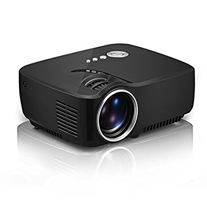 Mini Video HD Projector,CiBest LED LCD Pico Movie Projector 1200 lumens Support 1080p HDMI VGA Built-in TV Tuner for Party,Home Theater Entertainment,Camping,PS/XBOX Games,iPhone, iPad,Mac Smartphone