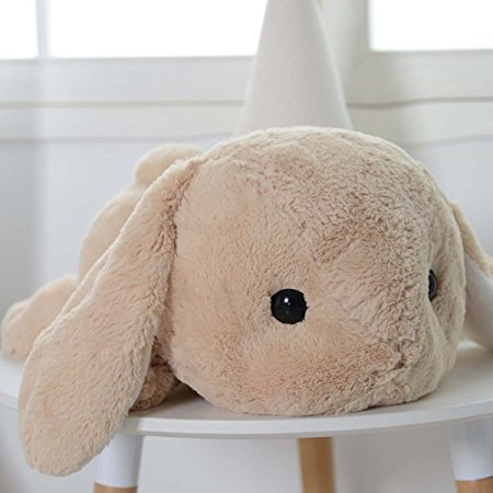 UBeauty 20'' Cute Rabbit Plush Toys Lop Rabbit Doll Pillow (brown)
