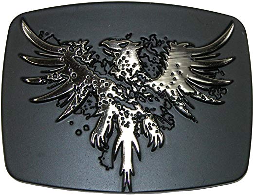 Chrome Phoenix Belt Buckle