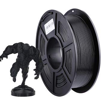 ANYCUBIC 3D Printer PLA Filament 1.75mm, 1kg Spool(2.2 lbs), Dimensional Accuracy  /- 0.05 mm, Fit Most FDM Printer 3D Pen, Black, 1 Pack