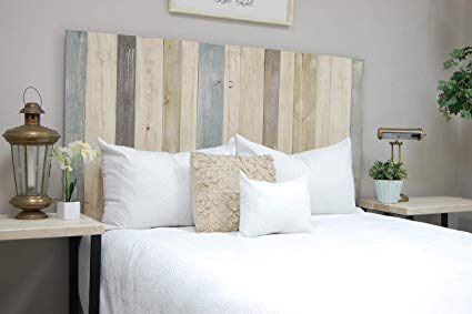Farmhouse Mix Headboard King Size, Leaner Style, Handcrafted. Leans on Wall. Easy Installation