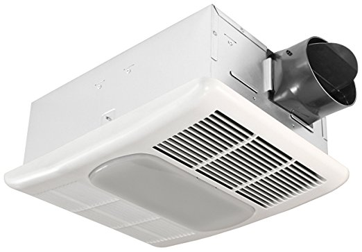 Delta BreezRadiance RAD80L 80 CFM Exhaust Fan with Light and Heater