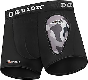 Davion Boys Cup Underwear Youth Baseball Cup Briefs With Soft Protctive Athletic Cup for Baseball, Football, Lacrosse
