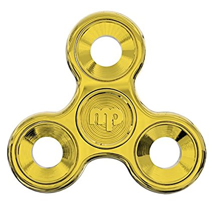 MUPATER fidget spinners, EDC spinner fidget toys, Stress Reducer for Children and Adults, Gold-gold