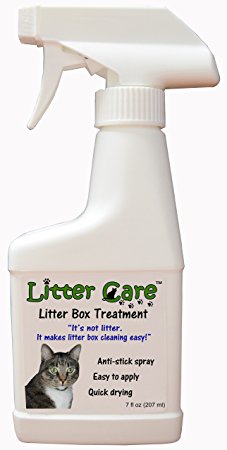 Litter Care - A non-stick spray coating for the litter box or pet enclosure