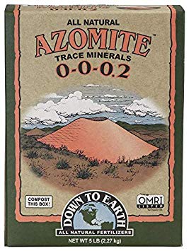 Down to Earth Organic White Azomite Powder for Improving Plant Growth 0-0-0.2, 5 lb