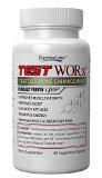 1 Testosterone Booster Supplement TEST WORx - 6 Week Cycle - Made in the USA- Ingredients proven in HUMAN trials to improve testosterone up to 132 Satisfaction or your money back GUARANTEED