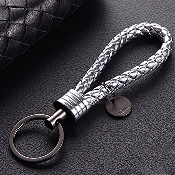 Car Key Acorn Weave Paracode Key Chain Ring Grip Strap fit Porsche Mercedes BMW Cadillac Lexus Ford Toyota VW Honda Chevrolet Dodge Jaguar Land Rover