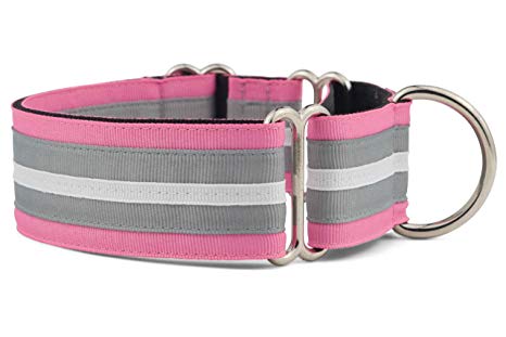 If It Barks - 1.5" Martingale Collar for Dogs - Adjustable - Nylon - Strong and Comfy - Ideal for Training - Made in USA