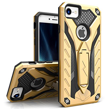 iPhone 8 Case / iPhone 7 Case - Zizo [Static Series] Impact Resistant [Military Grade Drop Tested] with Built In Kickstand [iPhone 8 Heavy Duty Case]