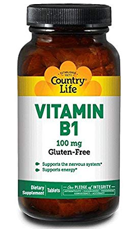 Country Life Vitamin B-1 100 Mg, 100-Count by Country Life