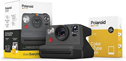 Polaroid Originals Now I-Type Instant Camera and Film Bundle - Everything Box Black (6026)