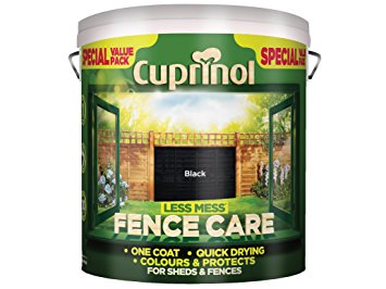 Cuprinol LMFCBL6L 6 Litre Less Mess Fence Care - Black