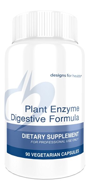 Designs for Health - Plant Enzyme Digestive Formula - 90 Capsules