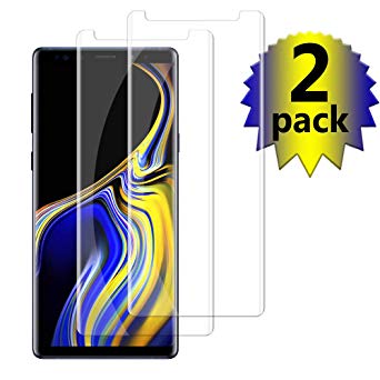 [2Pack] Galaxy Note 9 Screen Protector[Case Friendly][Anti-Bubble][HD Clear] Tempered Glass Screen Protector Compatible with Samsung Galaxy Note9