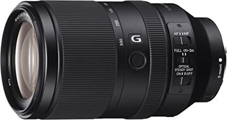 Sony 70-300mm f/4.5-22 Fixed Zoom Digital SLR Camera Lens, Black (SEL70300G)