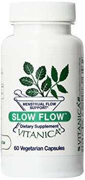 Vitanica - Slow Flow - Menstrual Flow Support - 60 Vegetarian Capsules