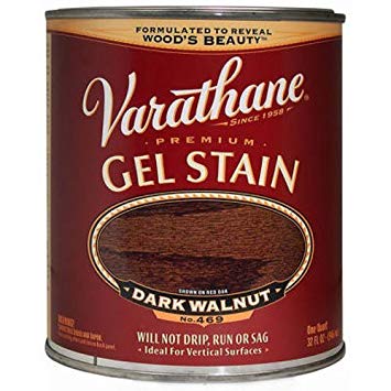 Varathane 224493H Premium Gel Stain, Quart, Dark Walnut