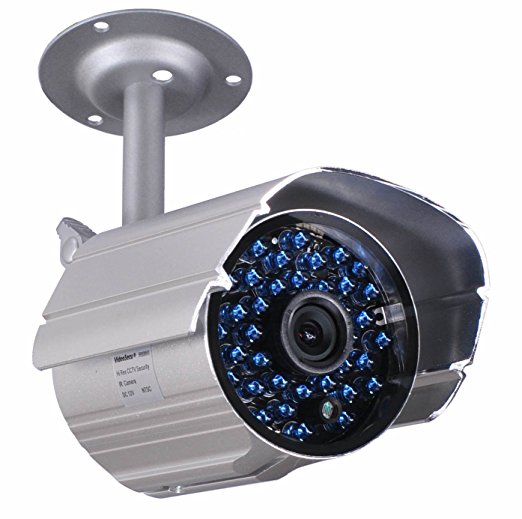 VideoSecu Bullet Security Camera Day Night Vision Weatherproof 520TVL 36 IR Infrared LEDs with IR Cut Filter Switch for CCTV DVR Home Surveillance System WK2