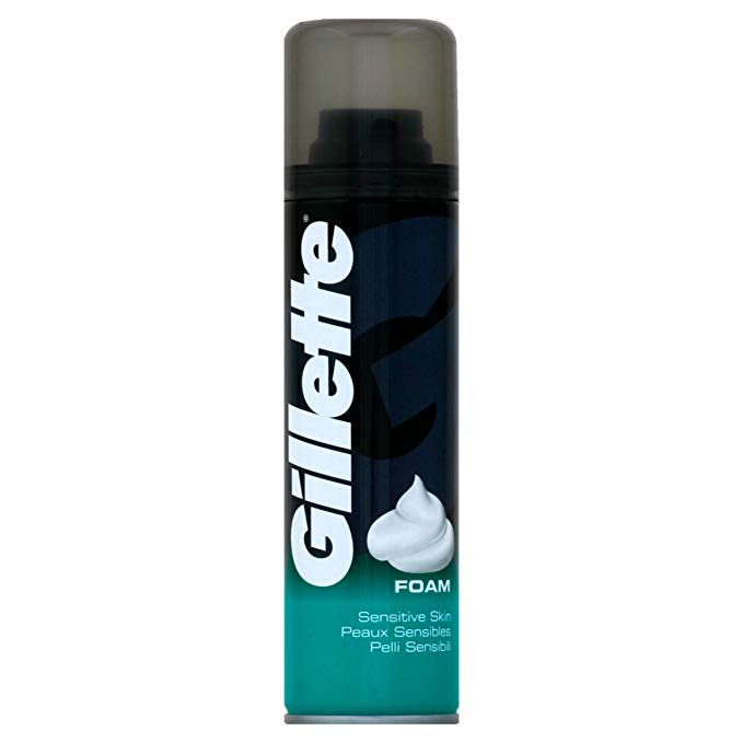 Gillette Classic Sensitive Skin Shaving Foam, 200 ml