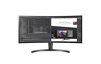 LG Ultrawide 34WL75C-B 34-Inch Curved Monitor- 21: 9 QHD 3440x1440