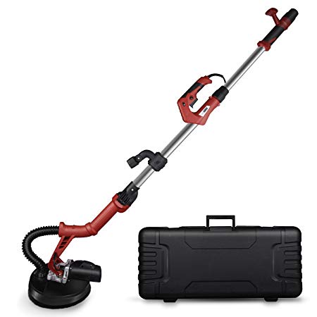 VIVOHOME Foldable 710W Electric Adjustable Variable Speed Drywall Sander with Led Light and Tool Case ETL Safety Standard Certified