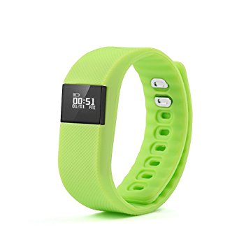 ATETION TW64 Smart Watch Bluetooth Watch Bracelet Smart band Calorie Counter Wireless Pedometer Sport Activity Tracker For iPhone Samsung Android IOS Phone (green)