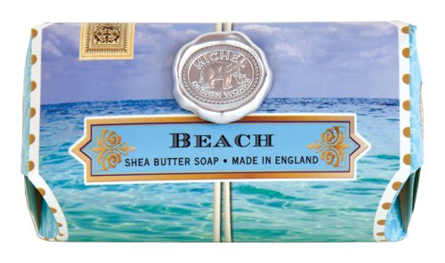Michel Design Works 8.7-Ounce Bath Soap Bar, Beach, Large