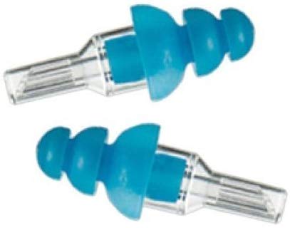 Etymotic Research ER20-SMB-C ETYPlug Hearing Protection Earplugs Standard Fit (5 Pair Clear Stem with Blue Tip