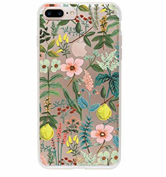 Rifle Paper Co iPhone 7 Plus Protective Clear Herb Garden Phone Case